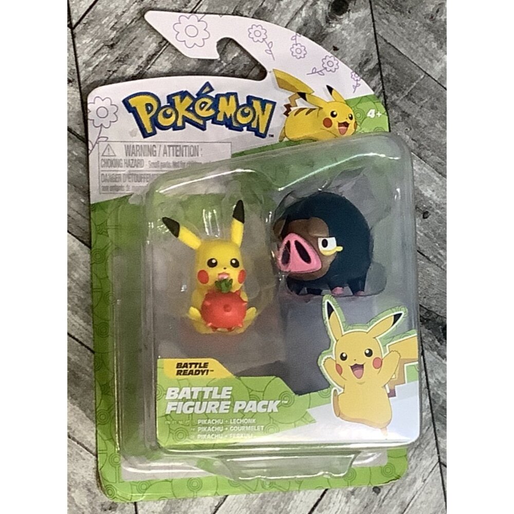 Pokemon Battle Figure Pack Pikachu & Lechonk Jazwares 2025